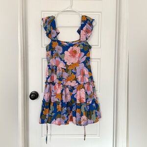 B.O.G. Collective Floral Mini Dress with Ruffles
